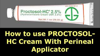 What is Proctosol HC cream used for [upl. by Sandro851]