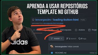 Aprenda a usar Repositórios Template no GITHUB [upl. by Ymmaj]