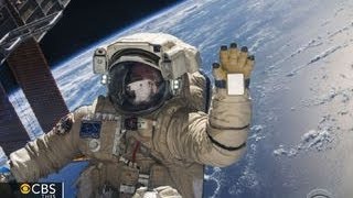 Spacewalk to install Earthwatching cameras [upl. by Notnirb]