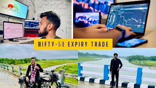 Work but dont forget to live 🙂 🔴 Live Option Trading in Nifty50 [upl. by Okihcim]