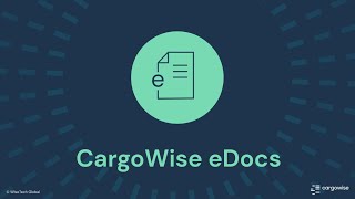 CargoWise eDocs [upl. by Ihcelek]