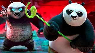 Po vs el Panda Camaleón  Kung Fu Panda 4  Clip en Español [upl. by Norted]