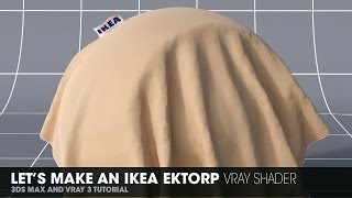 Lets Make a IKEA Ektorp Sofa Fabric Shader in Vray [upl. by Ingvar447]