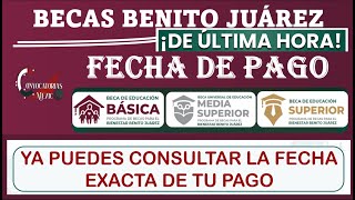 Becas Benito Juárez 2024 fechas de pago  se aproxima el próximo pago de ESTE bimestre [upl. by Einor]