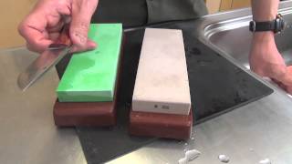 Serious water stone sharpening [upl. by Kathie]