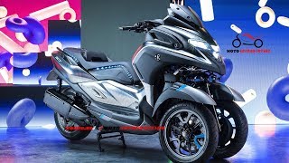 New 2019 Yamaha 3CT Scooter debut at EICMA 2018  New 300cc Yamaha 3CT Scooter Officially Revealed [upl. by Ettigirb478]