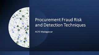 Procurement fraud risk and detection techniques [upl. by Knight]