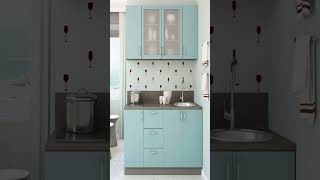 kitchen design small spaces youtubeshorts shorts [upl. by Aynotal802]