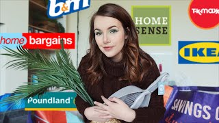 HOMEWARE HAUL 🏡 Homesense IKEA The Range BampM Home Bargains TKmaxx Poundland [upl. by Peta]