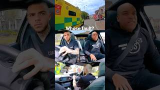 Ambulance NEAR MISS 💥🚑 drivingfails crash learnerdriver [upl. by Gen]