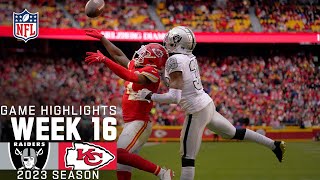 Las Vegas Raiders vs Kansas City Chiefs Game Highlights  NFL 2023 Week 16 [upl. by Wagshul905]