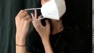 How to wear N95 ffp2 protective mask [upl. by Sausa154]