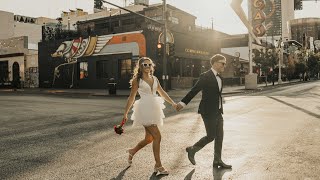 Fun Vegas Wedding at the Little White Chapel [upl. by Melosa612]