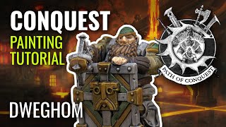 PathOfConquest Dweghom Miniature Painting Tutorial [upl. by Sedruol128]