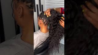 Deep wave bulk human hair bundles for Boho braidshumanhairbohobraids deepwavebundlesamazonhair [upl. by Lilahk]