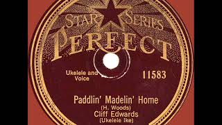 1925 HITS ARCHIVE Paddlin’ Madelin’ Home  Cliff Edwards [upl. by Suzanna]