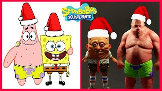 SpongeBob IN REAL LIFE Christmas 2024 All Characters 🎅 💥 Merry Christmas Songs 🎶 👍🏻 botobototv [upl. by Eeram]