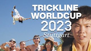 This is Insane Epic Trickline Worldcup 2023 Kesselfestival Stuttgart [upl. by Sivi]