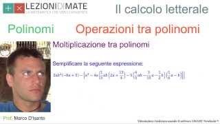 Espressione  prodotto tra due o più polinomi  programma primo anno [upl. by Ardyce]