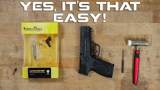 Timney Alpha Smith amp Wesson MampP Trigger Install [upl. by Lam]