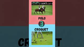 Polo vs Croquet – Which Game Would You Play 🐴🥏 epicchoice Shorts [upl. by Pinter]