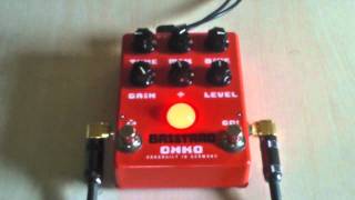 Okko Basstard Bass Overdrive Demo  Groove WITH DRUMS  Pt 1 [upl. by Margi573]