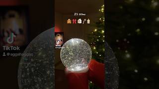 The most perfect snow globe 🪩✨ christmas christmasdecorations jul [upl. by Xerxes]