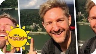 Urlaub im Rheingau mit Daniel Boschmann  SAT1 Frühstücksfernsehen [upl. by Nnayrrehs]