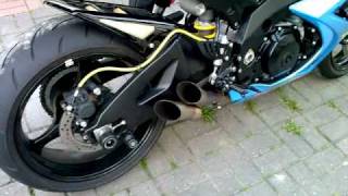 Jardine GP1 on GSXR 1000K8 with decat pipe [upl. by Jere]