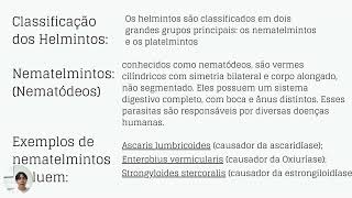 Um pouco mais sobre Helmintos nematodeos e parasitas [upl. by Acenes]