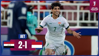 Full Match  AFC U23 Asian Cup Qatar 2024™  3rd Place Playoff  Iraq vs Indonesia [upl. by Yerffe49]