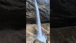 Exploring Waterfall Peričnik in Slovenia 🌊🏞️  travel sloveniatravel [upl. by Mazurek]