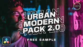 Free Urban Modern Title for Davinci Resolve [upl. by Ianahs439]