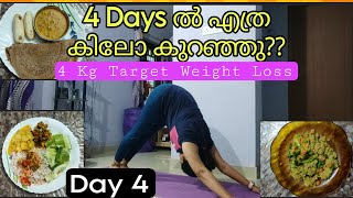 Day 4  What I eat in a Day for Weight Loss  4 Kg Weight Loss Challenge weightloss [upl. by Oirelav]