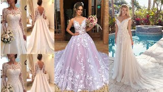 200 Beautiful Wedding Dresses for 2024  Aline Dresses Mermaids  winter wedding dress for girls [upl. by Fabiola]