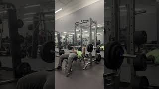 Bench press 285 x 1 benchpress motivation powerlifting strong chest gym fyp love like [upl. by Yttam102]