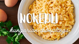 Nokedli Hungarian Dumplings [upl. by Morrissey858]