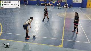 2024 4ta Div AFA Futsal Fem 2do Tiempo Atlanta Vs Nueva Chicago [upl. by Kassia]