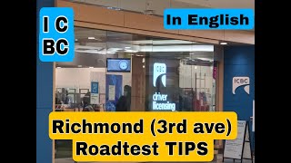 ICBC Richmond 3rd ave ROADTEST TIPS II BC CANADA [upl. by Nedap644]