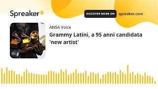 Grammy Latini a 95 anni candidata new artist [upl. by Shipman]