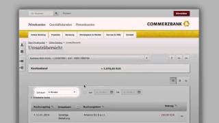 Commerzbank Online Banking Guided Tour [upl. by Ahsimot]