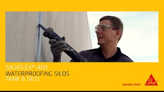 Waterproofing silos with Sikaflex®403 Tank amp Silo [upl. by Essiralc]