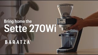 Bring Home the Sette 270Wi  An Iconic Coffee Grinder [upl. by Arrotal]