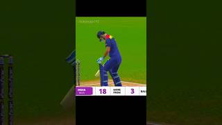 Ms dhoni 3 ball 3 sixes  18 need in 3 ball thillar  rc24  cricket  short [upl. by Zebulen694]