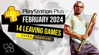 PlayStation Plus Extra Leaving Games February 2024  PS Plus Leaving Games February 2024 [upl. by Fina]