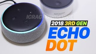 Amazon Echo Dot 3rd Gen 2018 Edition  Hands on Setup Review amp Comparison Heather Grey [upl. by Azmuh]