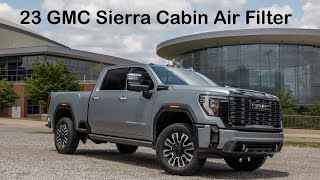 2024 GMC SIERRA DENALI Cabin Air Filter How To Replace 2023 23 24 [upl. by Julie]