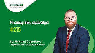 215 „Compensa Lifequot Lietuvos ir pasaulio finansų rinkų apžvalga  Marius Dubnikovas  2024 08 08 [upl. by Rodmun]