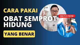 CARA PAKAI OBAT SEMPROT HIDUNG YANG BENAR [upl. by Merras]