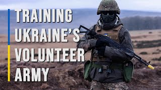 Training Ukraines volunteer army 🇺🇦 [upl. by Martinic851]